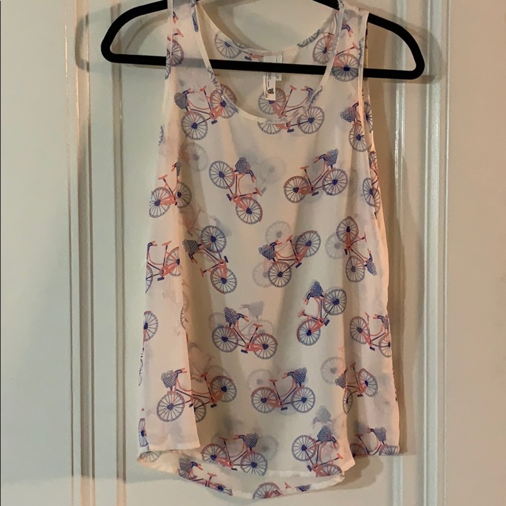 Sheer bicycle tunic